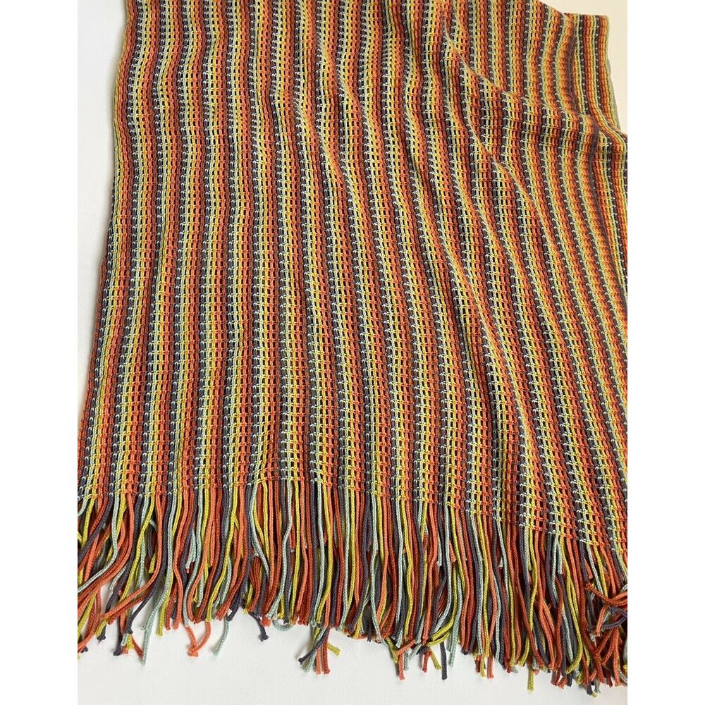 nordstrom at home color Rainbow stripe throw Comfort Cozy Blanket